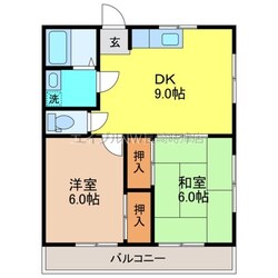 脇崎マンションの物件間取画像